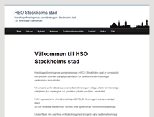 Tablet Screenshot of hsostockholm.se